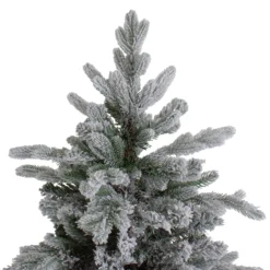 7.5' Flocked Saratoga Spruce Artificial Christmas Tree - Unlit -Noel Twinkle Shop northlight lt91591 1 38720.1667576783