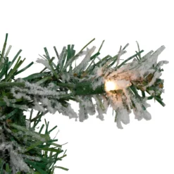 9' X 8" Pre-lit Flocked Victoria Pine Artificial Christmas Garland - Clear Lights -Noel Twinkle Shop northlight m84202 2 53228.1667534287