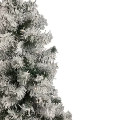 3' Pre-Lit Heavily Flocked Medium Pine Artificial Christmas Tree - Warm White LED Lights -Noel Twinkle Shop northlight m84223 2 updated 00310.1667657517