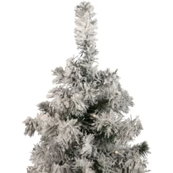 3' Pre-Lit Heavily Flocked Medium Pine Artificial Christmas Tree - Warm White LED Lights -Noel Twinkle Shop northlight m84223 3 updated20copy 23077.1667657518