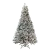 7.5' Pre-Lit Heavily Flocked Medium Pine Artificial Christmas Tree, Clear Lights -Noel Twinkle Shop northlight m84228 1 70148.1687198078