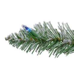 9' X 10" Pre-Lit Flocked Pine Artificial Christmas Garland - Multi Color Lights 7 9' X 10" Pre-Lit Flocked Pine Artificial Christmas Garland - Multi Color Lights -Noel Twinkle Shop northlight m84264 3 64772.1667662036