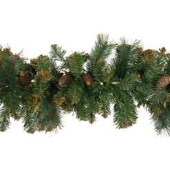 9' X 10" Pre-Lit Yorkville Pine Artificial Christmas Garland - Clear Lights 7 9' X 10" Pre-Lit Yorkville Pine Artificial Christmas Garland - Clear Lights -Noel Twinkle Shop northlight m84276 2 34744.1668524937