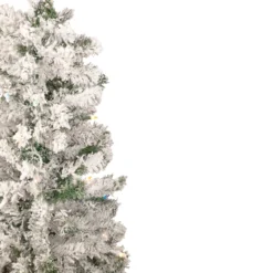 4.5' Pre-Lit Medium Heavily Flocked Pine Artificial Christmas Tree, Multicolor Lights 11 4.5' Pre-Lit Medium Heavily Flocked Pine Artificial Christmas Tree, Multicolor Lights -Noel Twinkle Shop northlight m88558 2 updated 24091.1667641277