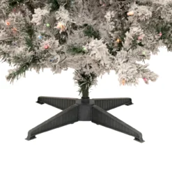 4.5' Pre-Lit Medium Heavily Flocked Pine Artificial Christmas Tree, Multicolor Lights 12 4.5' Pre-Lit Medium Heavily Flocked Pine Artificial Christmas Tree, Multicolor Lights -Noel Twinkle Shop northlight m88558 4 updated 09202.1667641277