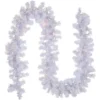 9' X 10" Pre-lit White Iridescent Mixed Pine Artificial Christmas Garland - Clear Lights -Noel Twinkle Shop northlight m88641 1 37849.1667681662