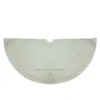 48" Solid White Quilted Christmas Tree Skirt With Velvet Trim -Noel Twinkle Shop northlight n02720 48922.1667657495