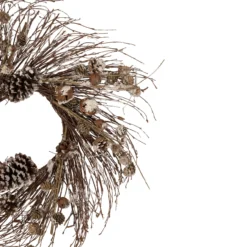Iced Pine Cones And Bells Christmas Twig Wreath, 20-Inch, Unlit 7 Iced Pine Cones And Bells Christmas Twig Wreath, 20-Inch, Unlit -Noel Twinkle Shop northlight nl00308 2 updated 39882.1667516901