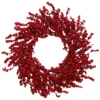 Red Berries Artificial Christmas Wreath, 22-Inch, Unlit -Noel Twinkle Shop northlight nl00330 updated 13306.1669936910