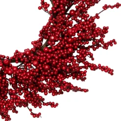 Red Berries Artificial Christmas Wreath, 22-Inch, Unlit -Noel Twinkle Shop northlight nl00344 3 updated 17137.1669936911