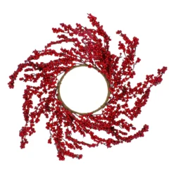 28" Red Berries Artificial Christmas Wreath - Unlit