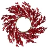 22" Festive Red Berries Artificial Christmas Wreath - Unlit 2 22" Festive Red Berries Artificial Christmas Wreath - Unlit -Noel Twinkle Shop northlight nl00357 updated 56675.1667656675