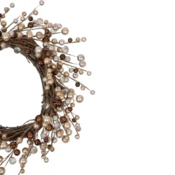 Burgundy And Silver Ball Christmas Ornament Twig Wreath, 20-Inch, Unlit 7 Burgundy And Silver Ball Christmas Ornament Twig Wreath, 20-Inch, Unlit -Noel Twinkle Shop northlight nl00373 2 updated 81977.1667596982