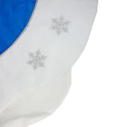 21.5" Blue And White Ford Scalloped Mini Christmas Tree Skirt -Noel Twinkle Shop northlight nl03736 3 37086.1667573549