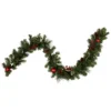 6' X 8" Pre-Decorated Holly Berry, Pine Cone, And Ball Artificial Christmas Garland, Unlit -Noel Twinkle Shop northlight s04188 updated 19024.1667616321