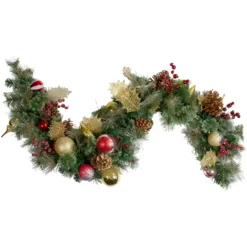 6' X 1" Foliage Pinecones And Berries Artificial Christmas Garland - Unlit 7 6' X 1" Foliage Pinecones And Berries Artificial Christmas Garland - Unlit -Noel Twinkle Shop northlight s04193 1 24313.1667530543