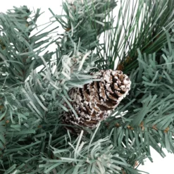 18" Decorated Pine Artificial Christmas Swag With Silver Bells -Noel Twinkle Shop northlight s92643 4 18316.1679605274