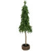 29.5-Inch Downswept Iced Artificial Christmas Tree Wood Base - Unlit -Noel Twinkle Shop northlight sf89166 1 sample 34429.1667530420