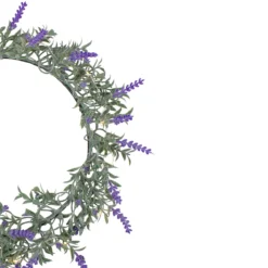 LED Lighted Artificial Lavender Spring Wreath- 16-inch, White Lights 9 LED Lighted Artificial Lavender Spring Wreath- 16-inch, White Lights -Noel Twinkle Shop northlight sf91806 1 97629.1667565923