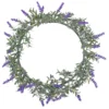 LED Lighted Artificial Lavender Spring Wreath- 16-inch, White Lights 2 LED Lighted Artificial Lavender Spring Wreath- 16-inch, White Lights -Noel Twinkle Shop northlight sf91806 75118.1667565921