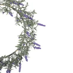 Artificial LED Lighted Lavender Spring Wreath- 16-inch, White Lights -Noel Twinkle Shop northlight sf91807 1 31387.1667535934