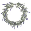 Artificial LED Lighted Lavender Spring Wreath- 16-inch, White Lights 1 Artificial LED Lighted Lavender Spring Wreath- 16-inch, White Lights -Noel Twinkle Shop northlight sf91807 57099.1667535933