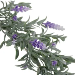 Artificial LED Lighted White And Purple Lavender Spring Wreath- 16-inch, White Lights -Noel Twinkle Shop northlight sf91807 wh pp 2 81443.1667535703