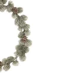 12" Mini Frosted Pine Christmas Wreath With Pine Cones 7 12" Mini Frosted Pine Christmas Wreath With Pine Cones -Noel Twinkle Shop northlight sf93423 2 82728.1667535678