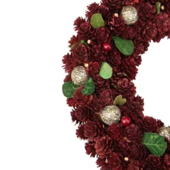 Red Pine Cone And Berry Artificial Christmas Wreath, 12-Inch, Unlit 7 Red Pine Cone And Berry Artificial Christmas Wreath, 12-Inch, Unlit -Noel Twinkle Shop northlight sh36245 1 99025.1667658007