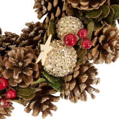 Glittered Pine Cone And Berry Artificial Christmas Wreath, 12-Inch, Unlit 7 Glittered Pine Cone And Berry Artificial Christmas Wreath, 12-Inch, Unlit -Noel Twinkle Shop northlight sh36253 1 79620.1667528365