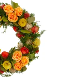 Wooden And Dried Floral With Moss And Twigs Spring Wreath, 12-inch -Noel Twinkle Shop northlight sh75317 04 24867.1667662985