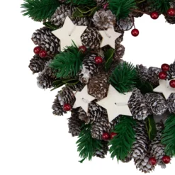 Pine Cone And Berries With Stars Artificial Christmas Wreath, 10-Inch, Unlit 7 Pine Cone And Berries With Stars Artificial Christmas Wreath, 10-Inch, Unlit -Noel Twinkle Shop northlight sh86366 1 50918.1667488394