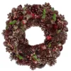 13" Red And Gold Glittered Pine Cone And Berry Christmas Wreath 1 13" Red And Gold Glittered Pine Cone And Berry Christmas Wreath -Noel Twinkle Shop northlight sh89561 1 updated 98404.1667535708