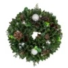 Artificial Christmas Wreath With Pine Cones And Ornaments - 14" Unlit -Noel Twinkle Shop northlight sh89563 1 sample 44749.1667535711