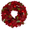 Red And Green Velvet Floral With Berries Christmas Wreath,12-Inch 2 Red And Green Velvet Floral With Berries Christmas Wreath,12-Inch -Noel Twinkle Shop northlight sh89564 1 updated 19596.1667519205