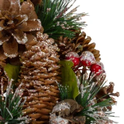 Green And Brown Frosted Pinecones And Bells Christmas Wreath - 13" Unlit 9 Green And Brown Frosted Pinecones And Bells Christmas Wreath - 13" Unlit -Noel Twinkle Shop northlight sh89573 4 updated 76335.1667576944