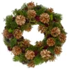 12" Green, Gold, And Red Glitter Pinecones Christmas Wreath -Noel Twinkle Shop northlight sh89577 1 updated 26700.1667535197