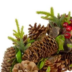 Green And Brown Pine Cone And Berry Christmas Wreath - 13" Unlit 8 Green And Brown Pine Cone And Berry Christmas Wreath - 13" Unlit -Noel Twinkle Shop northlight sh89583 4 updated 69053.1667576947