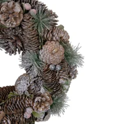 Glittered Pine Cones And Berries Artificial Christmas Wreath, 13-Inch, Unlit -Noel Twinkle Shop northlight sh89585 2 updated2022 99150.1667572564
