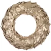 Gold Layered Leaves Christmas Wreath, 15.5-Inch, Unlit -Noel Twinkle Shop northlight sh93292 01 89997.1680879718
