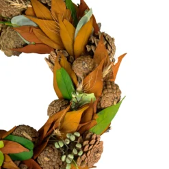 Fall Foliage And Pine Cones Autumn Harvest Wreath, 12-Inch, Unlit -Noel Twinkle Shop northlight sh93297 2 17688.1667662123