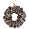 Frosted Assorted Pinecone Decorative Christmas Wreath, 13.5-Inch, Unlit -Noel Twinkle Shop northlight sh94259 1 84812.1667568765