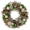 Green Pine Needle And Pinecone Artificial Christmas Wreath, 13.5-Inch, Unlit -Noel Twinkle Shop northlight sh94275 1new 77827.1667946558