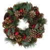 Green Mixed Foliage And Apple Artificial Christmas Wreath, 13.75-Inch, Unlit 2 Green Mixed Foliage And Apple Artificial Christmas Wreath, 13.75-Inch, Unlit -Noel Twinkle Shop northlight sh94277 1new 93375.1667946558