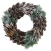 Brown And Green Pine Needle And Pine Cone Artificial Christmas Wreath, 13.5-Inch, Unlit -Noel Twinkle Shop northlight sh94281 1new 22991.1668089037
