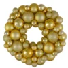 Vegas Gold 3-Finish Shatterproof Ball Christmas Wreath, 13-Inch 1 Vegas Gold 3-Finish Shatterproof Ball Christmas Wreath, 13-Inch -Noel Twinkle Shop northlight sm91049 86383.1667642975