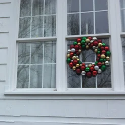 Traditional Colors 2-Finish Shatterproof Ball Christmas Wreath, 24-Inch 14 Traditional Colors 2-Finish Shatterproof Ball Christmas Wreath, 24-Inch -Noel Twinkle Shop northlight sm91059 3 cxpic 12173.1677518924