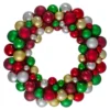 Shatterproof Ball 2-Finish Traditional Colors Christmas Wreath, 36-Inch, Unlit -Noel Twinkle Shop northlight sm91059 55105.1687966508