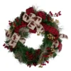 Bows And Berries Artificial Christmas Wreaths - 24-Inch, Unlit -Noel Twinkle Shop northlight sm91185 45515.1667574940
