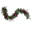 6' X 12" Dual Plaid And Berries Artificial Christmas Garland - Unlit 2 6' X 12" Dual Plaid And Berries Artificial Christmas Garland - Unlit -Noel Twinkle Shop northlight sm91189 41708.1667576323